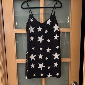 Aqua Dress with Stars